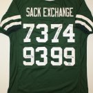 Klecko, Lyons, Gastineau & Salaam Signed / Autographed Green Jersey- JSA Auth