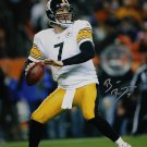 Ben Roethlisberger Autographed 16x20 Looking To Pass Photo- JSA Authentictaed