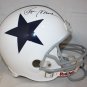 Roger Staubach Autographed Full Size White Dallas Cowboys Helmet- JSA Auth