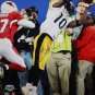 Santonio Holmes Autographed 16x20 Tip Toe Catch Photo- JSA Authenticated