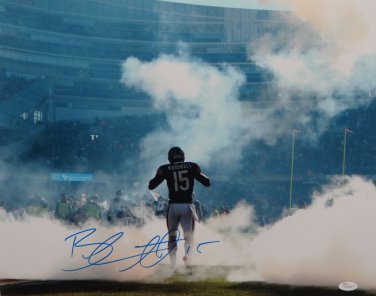 Brandon Marshall Autographed 16x20 Horizontal In Smoke Photo- JSA Authenticated