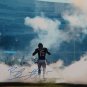 Brandon Marshall Autographed 16x20 Horizontal In Smoke Photo- JSA Authenticated
