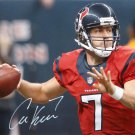 Case Keenum Autographed 16x20 Up Close Passing Photo- JSA W Authenticated
