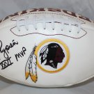Mark Rypien Autographed Washington Redskins Logo Football- JSA Authenticated
