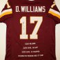 Doug Williams Signed / Autographed Maroon Stat Jersey- JSA Authenticated