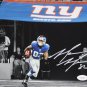 Mario Manningham Autographed 8x10 B/W & Color Photo- JSA Authenticated
