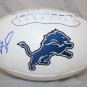 Matthew Stafford Autographed Detroit Lions Logo Football- JSA W Authenticated