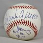 Hank Aaron & Al Downing Autographed Rawlings OML Baseball- Steiner Authenticated