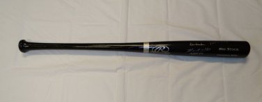 Buckner & Wilson Autographed Black Rawings Big Stick Baseball Bat- JSA Auth