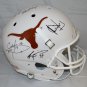 Campbell, McCoy, Young & Williams Autographed F/S Texas Longhorns Helmet- JSA