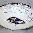 Anquan Boldin Autographed Baltimore Ravens Logo Football- JSA W Authenticated