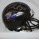 Terrell Suggs Autographed Baltimore Ravens Mini Helmet- JSA Authenticated