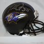 Terrell Suggs Autographed Baltimore Ravens Mini Helmet- JSA Authenticated