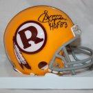 Sonny Jurgensen Autographed Washington Redskins Yellow Mini Helmet- JSA Auth