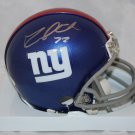 David Wilson Autographed New York Giants Mini Helmet- JSA Authenticated