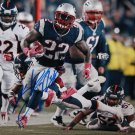Stevan Ridley Autographed 8x10 Against Broncos Photo- JSA Authenticated