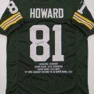 Desmond Howard Signed / Autographed Green Stat Jersey- JSA Authenticated