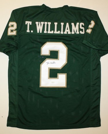 Terrance Williams Signed / Autographed Green Jersey- JSA Authenticated