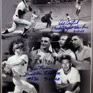 Paul Foytack & Jim Lonborg Autographed 11x14 Multi Shot Photo- JSA Authenticated