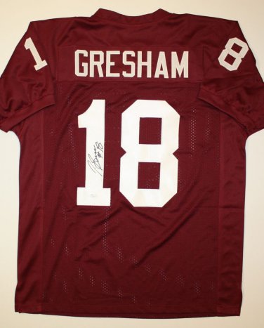 Jermaine Gresham Signed / Autographed Maroon Jersey- JSA Authenticated