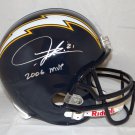 LaDainian Tomlinson MVP Autographed F/S Blue San Diego Chargers Helmet- JSA Auth