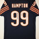 Dan Danimal Hampton Signed / Autographed Blue Jersey- JSA Authenticated