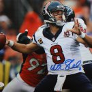 Matt Schaub Autographed 8x10 Horizontal Passing Photo- JSA W Authenticated
