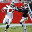 LeGarrette Blount Autographed 16x20 Tampa Bay Stiff Arm Photo- JSA Authenticated