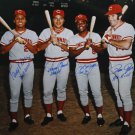 Perez, Bench, Morgan, Rose Autographed 16x20 Big Red Machine Photo- JSA Auth