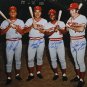 Perez, Bench, Morgan, Rose Autographed 16x20 Big Red Machine Photo- JSA Auth