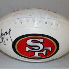 Steve Young Autographed San Francisco 49ers Logo Football- JSA W Authenticated