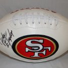 John Taylor Autographed San Francisco 49ers Logo Football- JSA W Authenticated