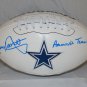 Tony Dorsett 'Americas' Autographed Dallas Cowboys Logo Football- JSA W Auth