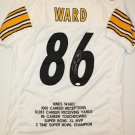 Hines Ward Signed / Autographed White Stat Jersey- JSA Authenticated