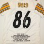 Hines Ward Signed / Autographed White Stat Jersey- JSA Authenticated