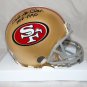 Bob St Clair Autographed San Francisco 49ers Mini Helmet- JSA W Authenticated