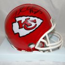 Jamaal Charles Autographed Kansas City Chiefs *Black Mini Helmet- JSA W Auth