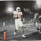 Vince Young Autographed 24x30 Natl Champs B&W w/ Color Canvas- TriStar Auth