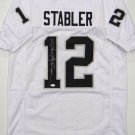 Ken Stabler Signed / Autographed White Jersey- JSA Authenticated