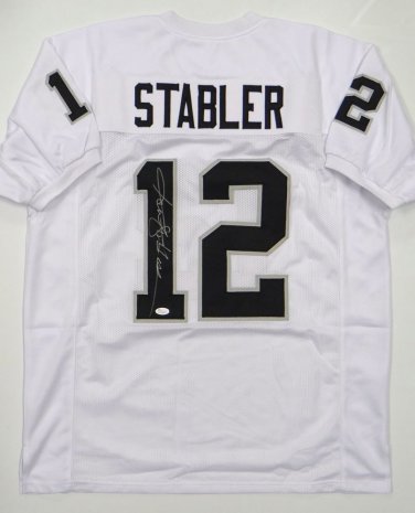 Ken Stabler Signed / Autographed White Jersey- JSA Authenticated