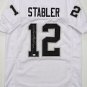 Ken Stabler Signed / Autographed White Jersey- JSA Authenticated