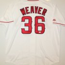 Jered Weaver Autographed White Los Angeles Angels Jersey- JSA W Authenticated