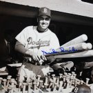 Duke Snider Autographed 8x10 B&W With Bats Photo- JSA Authenticated