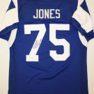 Deacon Jones HOF Signed / Autographed Blue Jersey- JSA W Authenticated