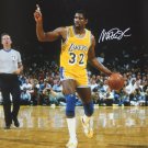 Magic Johnson Autographed 16x20 Finger In Air Photo- JSA Authenticated