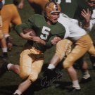 Paul Hornung Autographed 16x20 Notre Dame On Field Photo- JSA Authenticated
