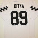Mike Ditka Signed / Autographed White w/ Black Jersey- JSA W Authenticated