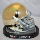 Manti Te'o Autographed Notre Dame Chrome Mini Helmet- JSA Authenticated