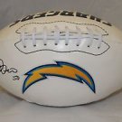 Manti Te'o Autographed San Diego Chargers Logo Football- Manti Hologram