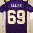 Jared Allen Signed / Autographed Purple Jersey- JSA Authenticated